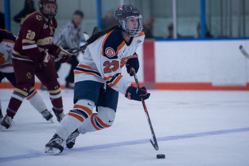 Megan Quinn had one shot, coming in the first period.