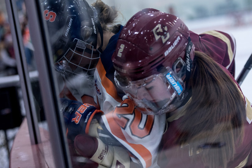 Syracuse finished 0-for-4 on power plays, as Boston College's defense neutralized any SU attack.