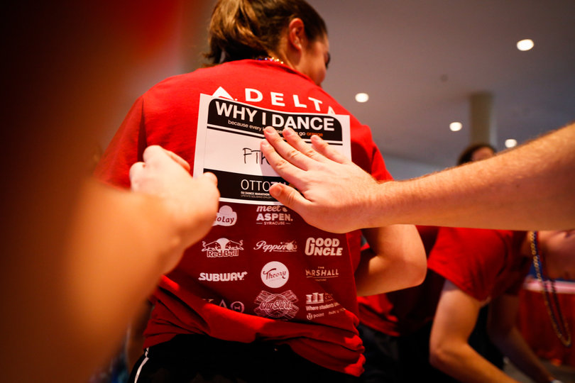 Each participant filled out a bib explaining why they take part in the event. 