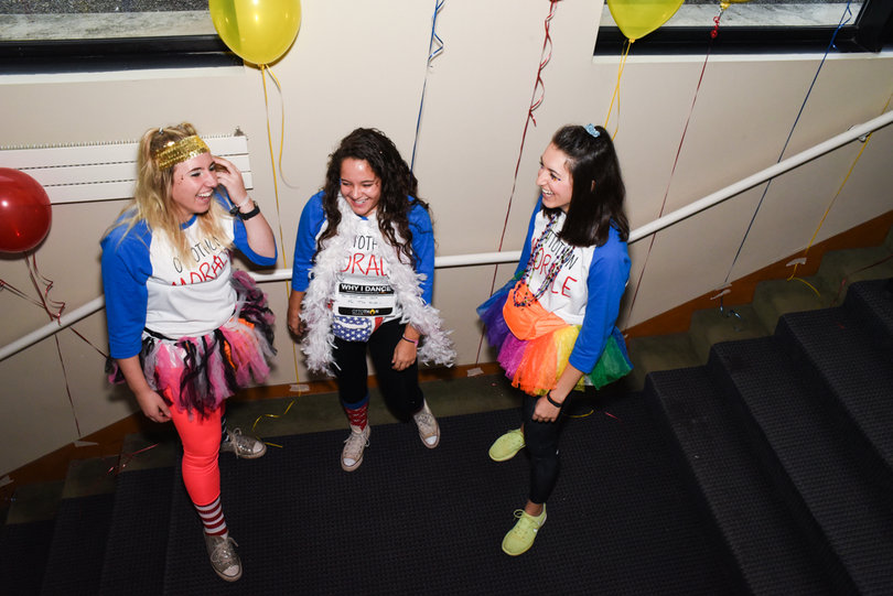 Morale Team was in charge of keeping the participants motivated throughout the 12-hour dance marathon. They had a choreographed dance that the entire event followed along with on the hour.  