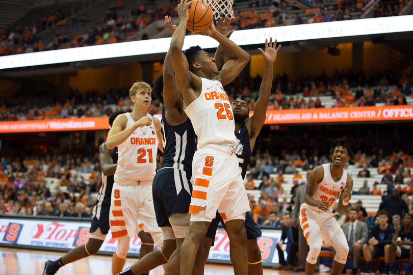 Battle grabbed six rebounds Monday.