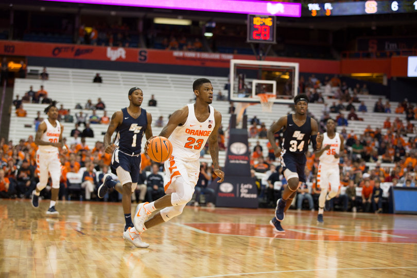 Howard dished three assists against SCSU.
