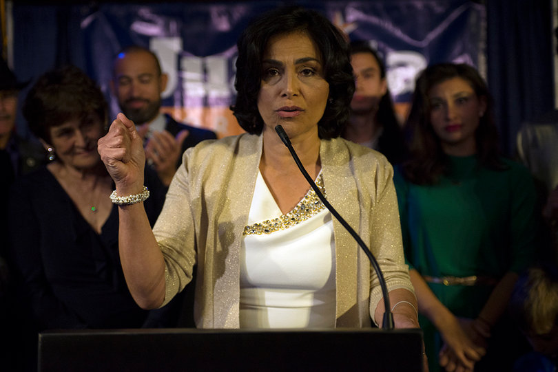In her speech, Perez Williams urged her supporters not to lose faith in the Democratic Party.