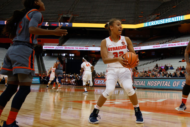 Miranda Drummond paired 15 points with eight rebounds for the Orange on Friday afternoon. 