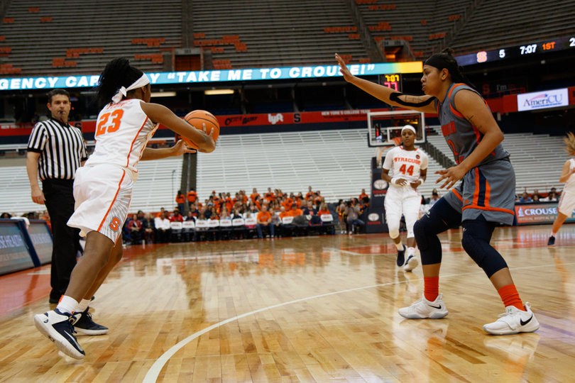 Isis Young had 13 points and shot 2-for-10 from beyond the arc. 