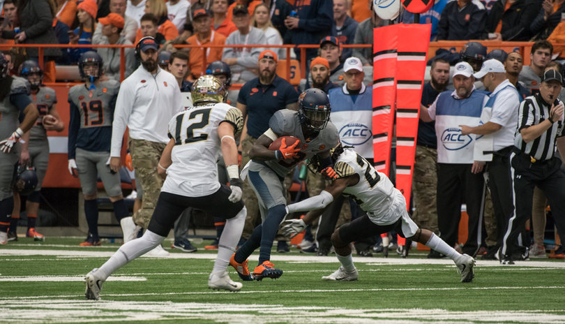 Ervin Philips had six catches for 93 yards.