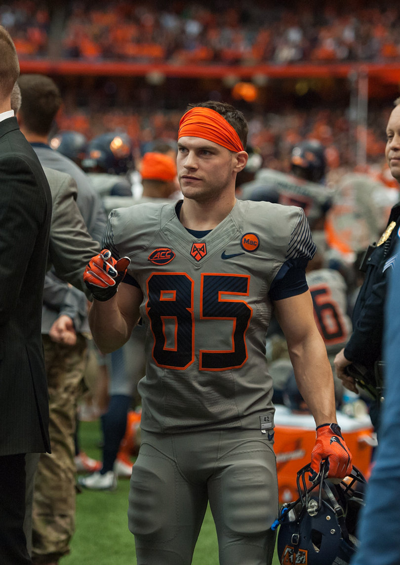 Ben Brickman, a Marine veteran, is a wide receiver for Syracuse.