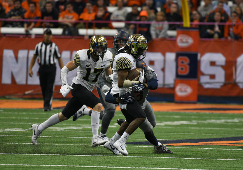 Wake Forest receivers hauled in 25 total receptions.