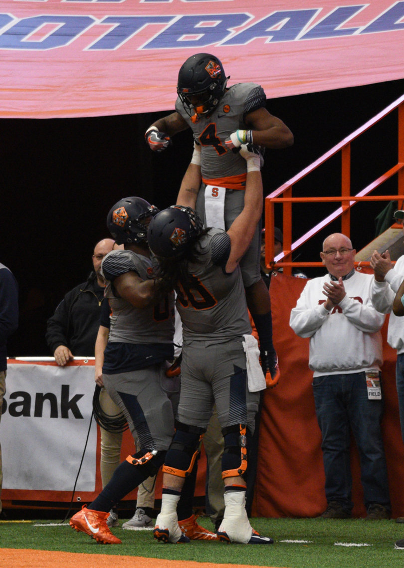 Strickland also punched in a touchdown. 