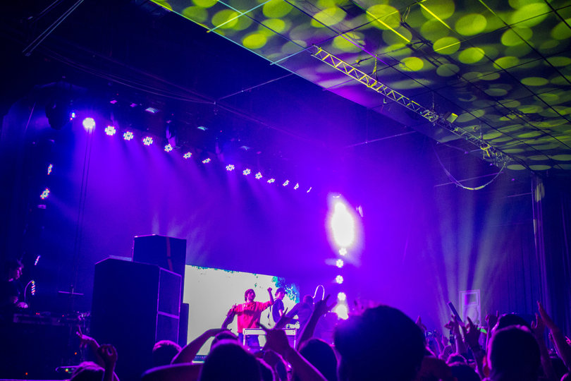 The duo played their set to a sold-out Westcott Theater until nearly half past midnight.