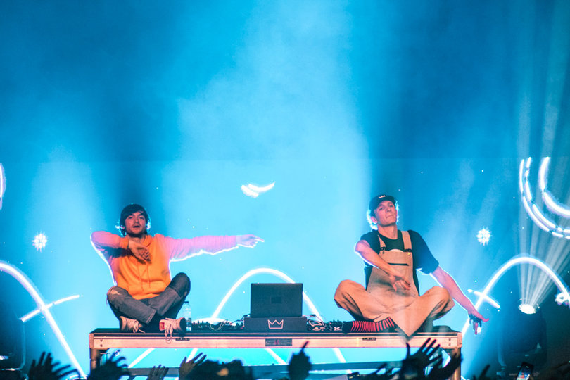 The young duo has performed this year at Coachella, Lollapalooza and Electric Daisy Carnival.