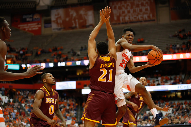 Battle finished the game shooting 11-for-19 from the field.