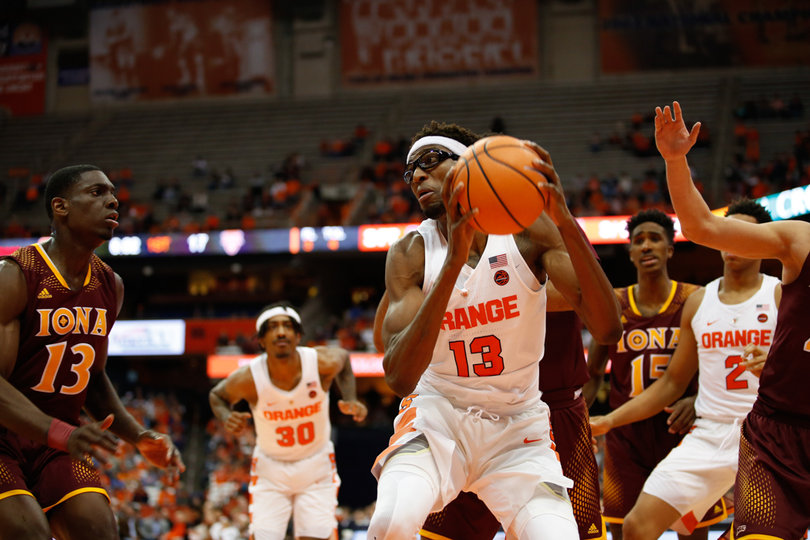 Chukwu grabbed six of his rebounds on offense, giving SU second-chance opportunities.