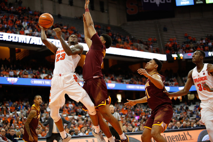 Howard played 40 minutes Tuesday, the only player from SU to play the entire game.