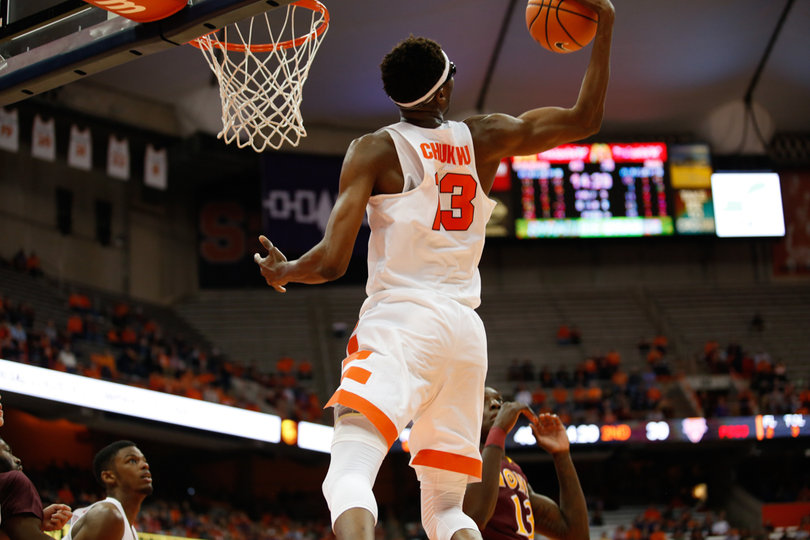 Chukwu grabbed four defensive rebounds.