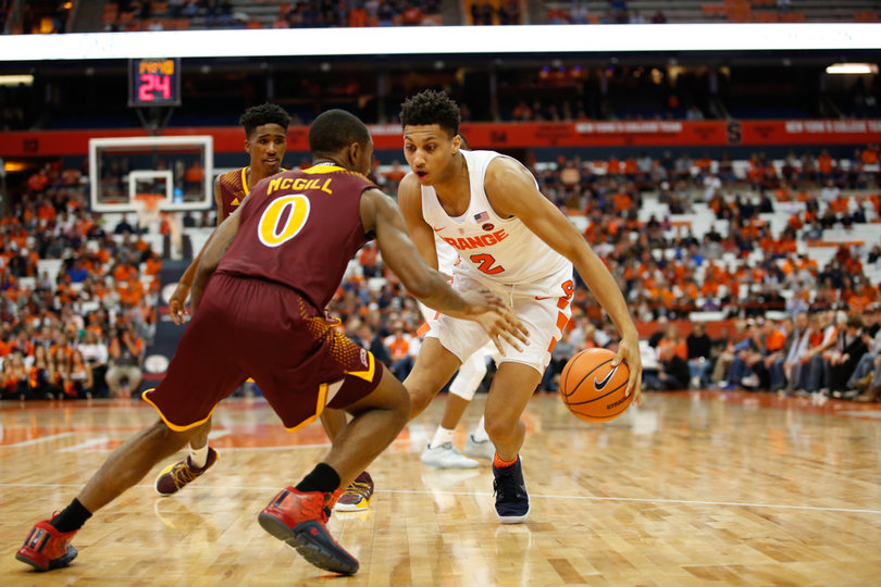 Matthew Moyer grabbed five rebounds but didn't score.
