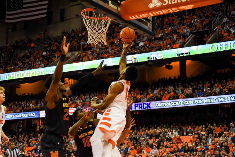 Freshman Oshae Brissett added a double-double Monday.
