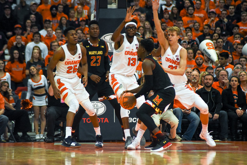 Syracuse's defense forced the Terps into 18 turnovers.