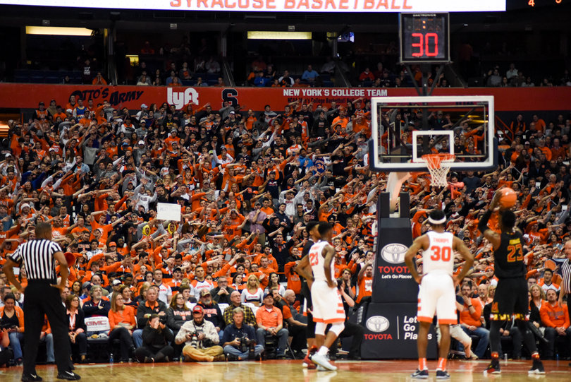The Carrier Dome crowd was behind the Orange all night in a back-and-forth affair.