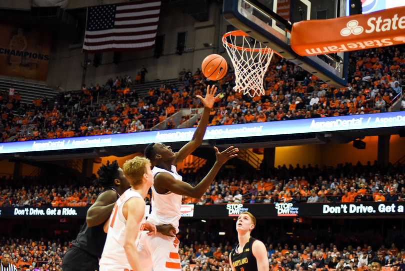 Freshman center Bourama Sidibe scored eight points, but fouled out in the second half.