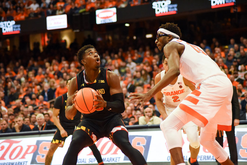 Paschal Chukwu was a key cog down low for Syracuse late with Sidibe on the bench with five fouls.