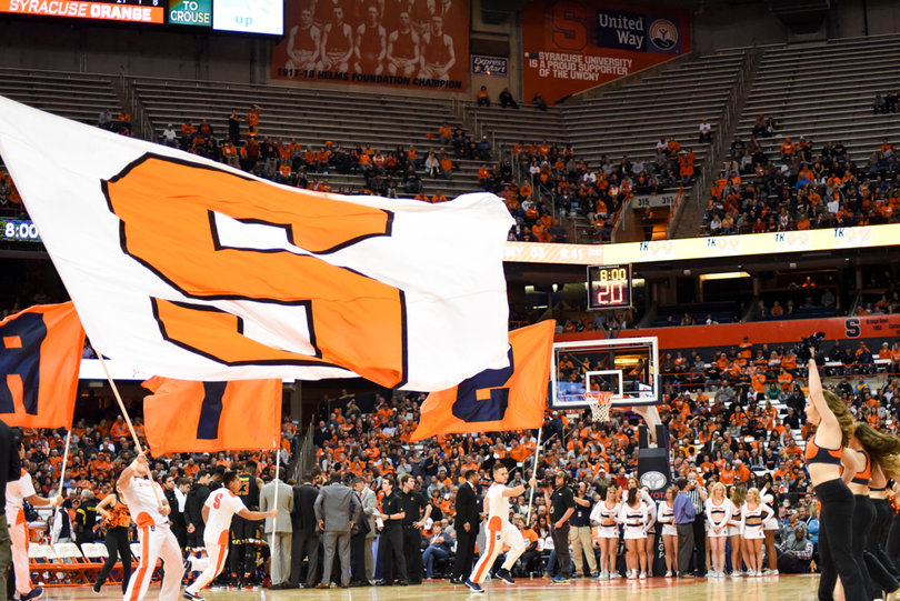 At halftime, Syracuse was up, 36-35.