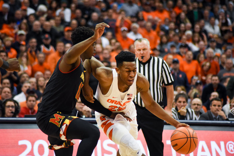 Tyus Battle fought through a lower-back injury to lead the Orange with 18 points.