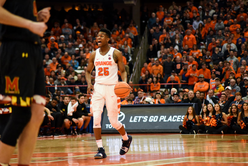 Battle still played 37 minutes despite being at "50 percent," SU Head Coach Jim Boeheim said.