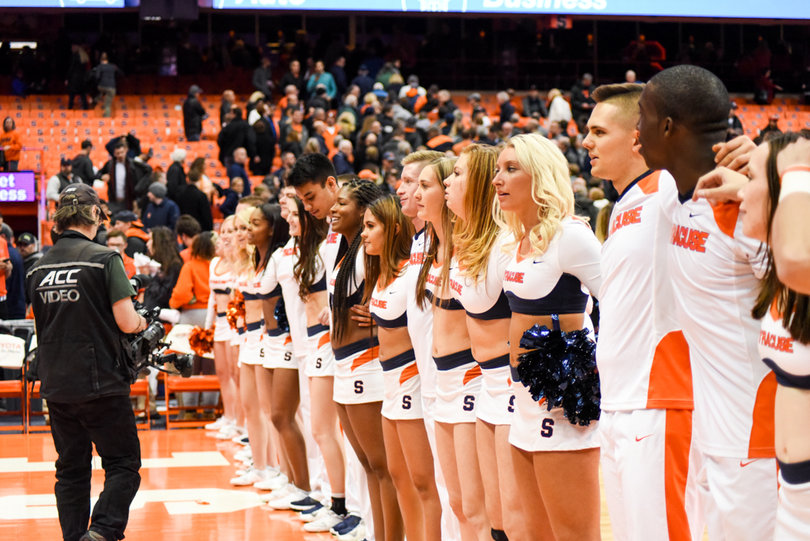 Syracuse's next game is against No. 2 Kansas in Miami, Florida, on Saturday, Dec. 2 at 5:30 p.m.