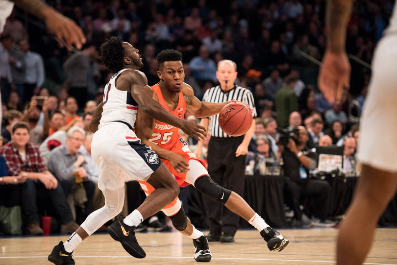 Tyus Battle finished with a team-high 22 points on 8-of-18 shooting.