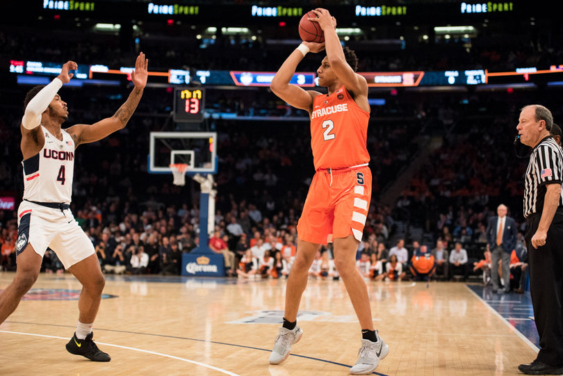 Matthew Moyer had a career day, finishing with 18 points.