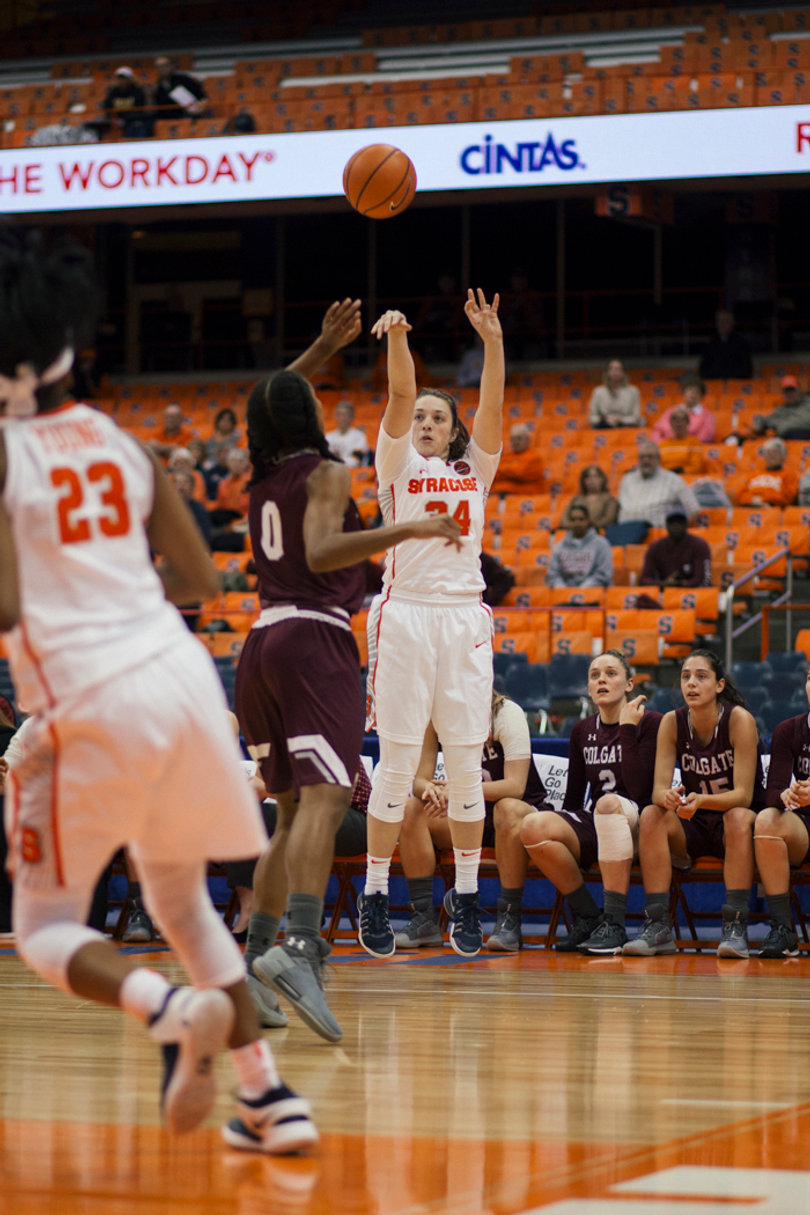 Abby Grant went 0-for-4 from 3 in seven minutes on the floor.