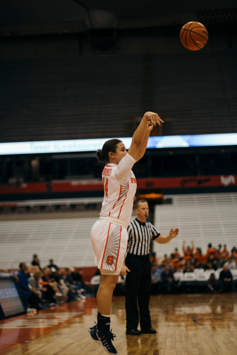 Nikki Oppenheimer made just one 3, her only points of the game.