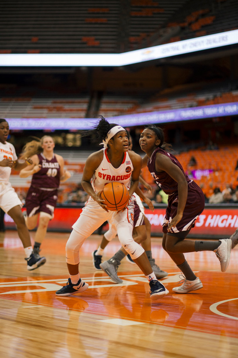 Isis Young scored 12 points, one shy of her season high. 