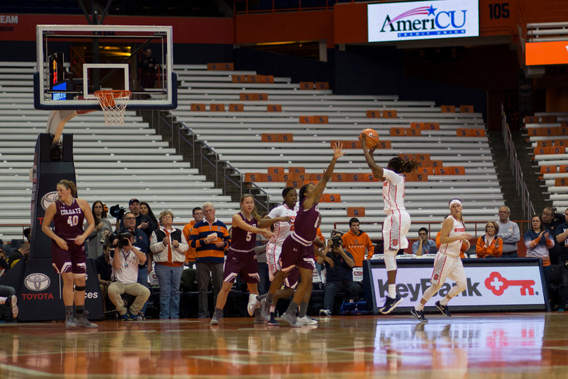 Cooper elevates for a 3. 
