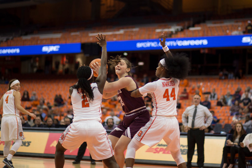The Orange forced Colgate in 20 turnovers.