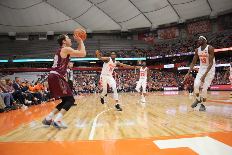 Colgate sank 14 3-pointers against Syracuse on Saturday. 