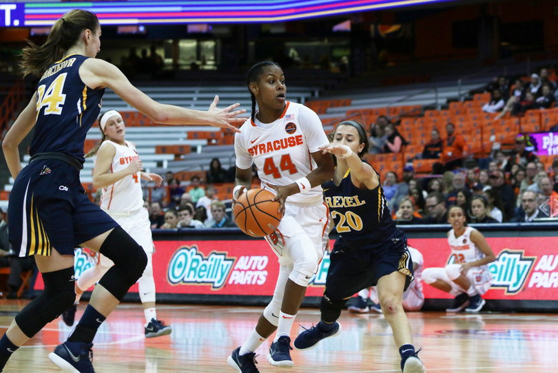 Jasmine Nwajei played six minutes but did grab a steal.