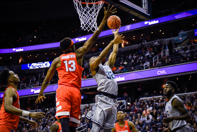 Chukwu had three blocks in the game.