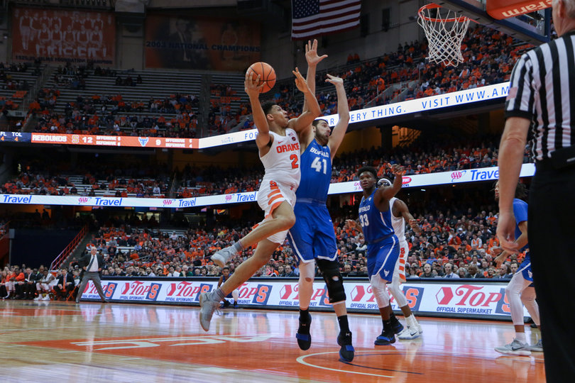 Moyer added nine rebounds on the night.