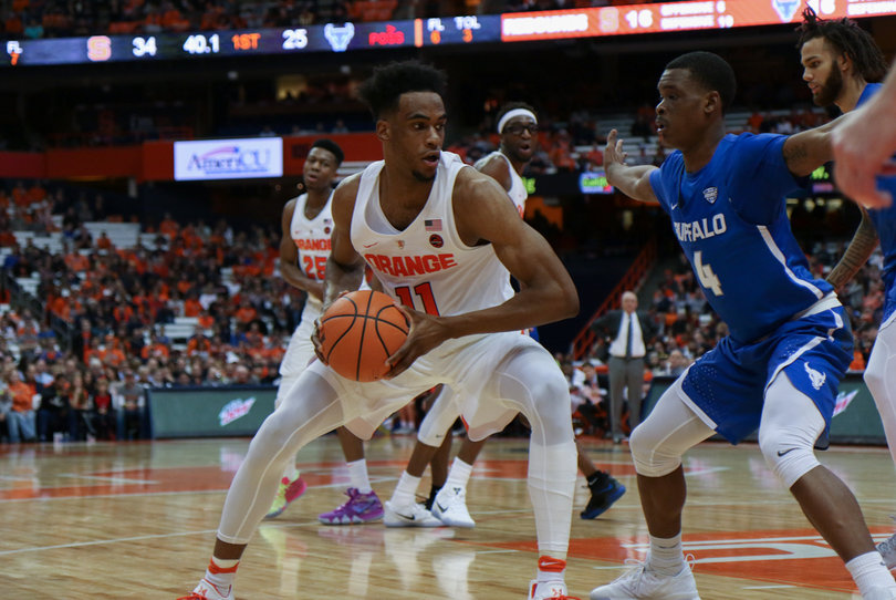 Oshae Brissett led the Orange with 25 points in its win.