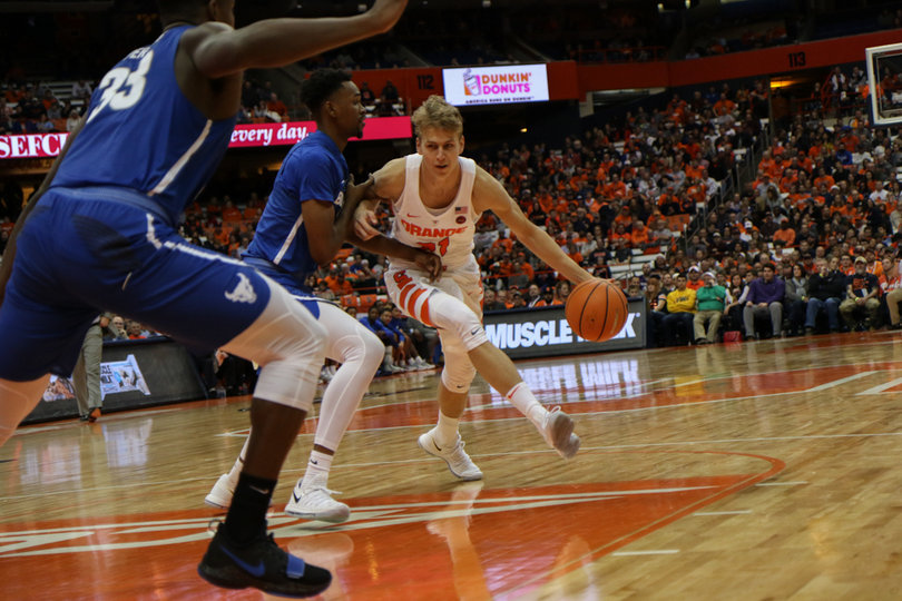 Marek Dolezaj added six points for SU in the win.