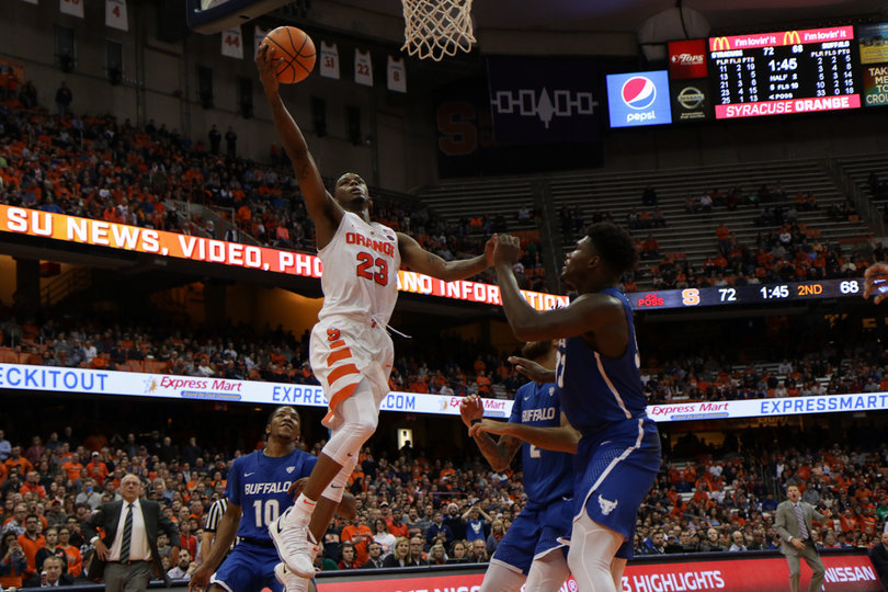 Howard shot 6-for-11 in finishing second on SU in scoring with 18.