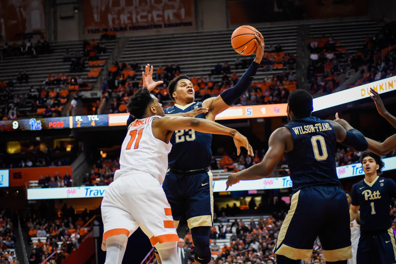 Syracuse held Pitt to just a 35 percent shooting mark from the floor.