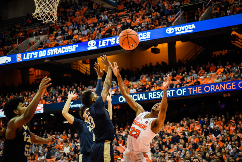 Howard finished second for SU in rebounds for the game with seven.