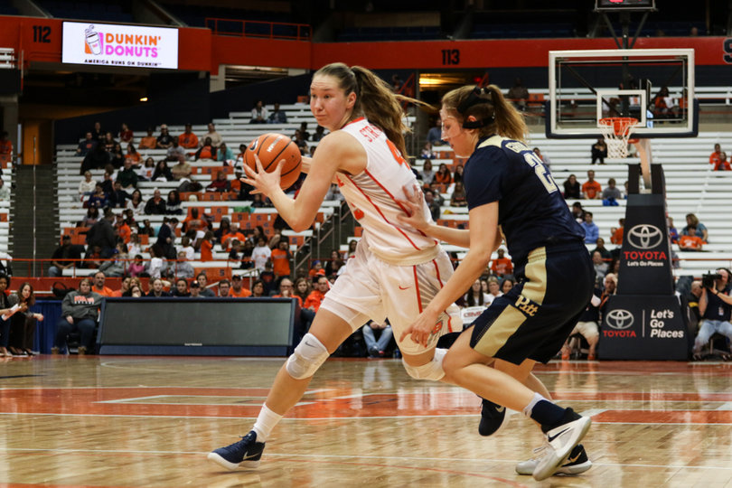 Digna Strautmane scored 12 points with a season-high two 3s.