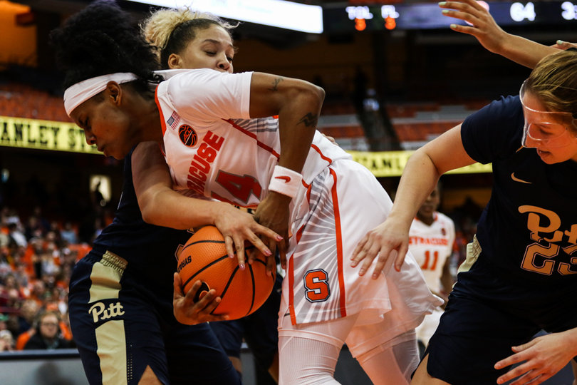 Jasmine Nwajei finished with a season-high nine rebounds.