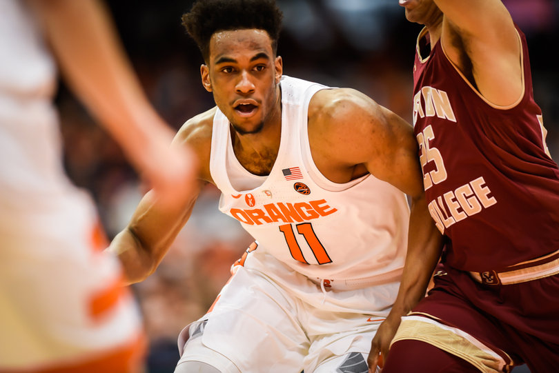 Oshae Brissett had a solid all-around performance, with 13 points and seven rebounds.