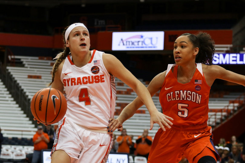Tiana Mangakahia finished an assist shy of a double-double with nine assists.
