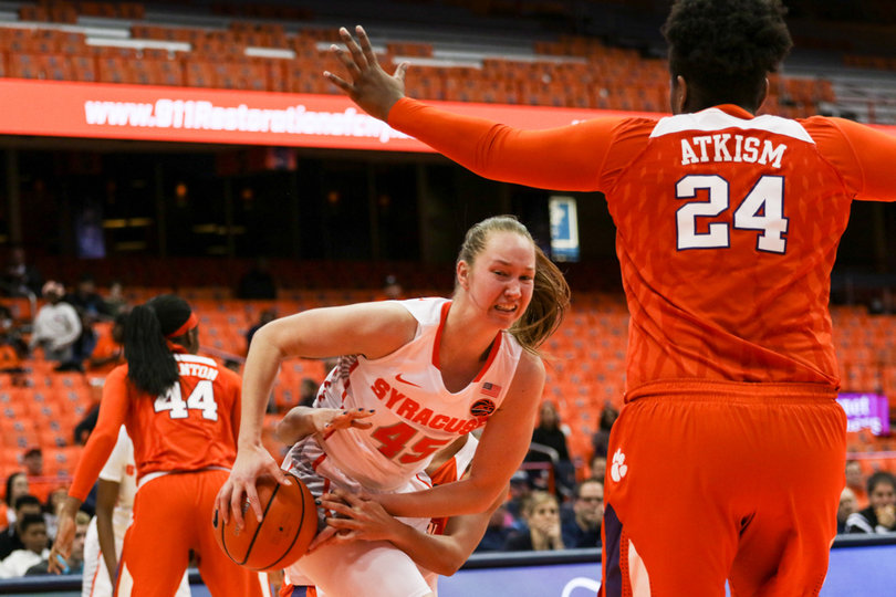 Strautmane grabbed six defensive and three offensive rebounds.